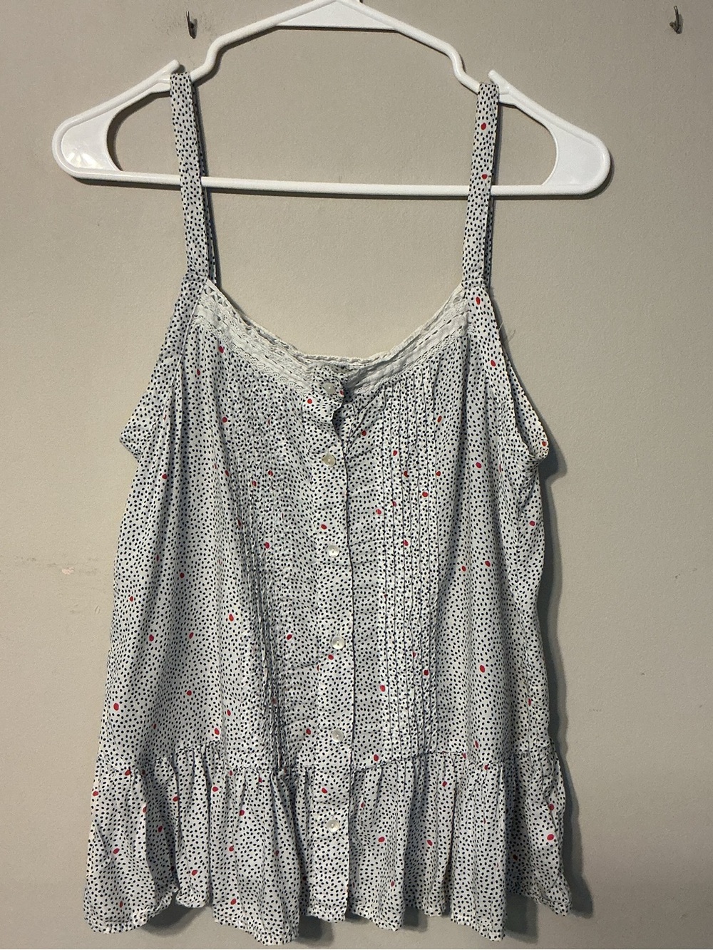 Lucky Brand Ruffle Hem Tank